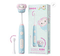 ORDO Squishmallows Kids Rechargeable Sonic Toothbrush Zozo Blue Pink +Squish Cap0