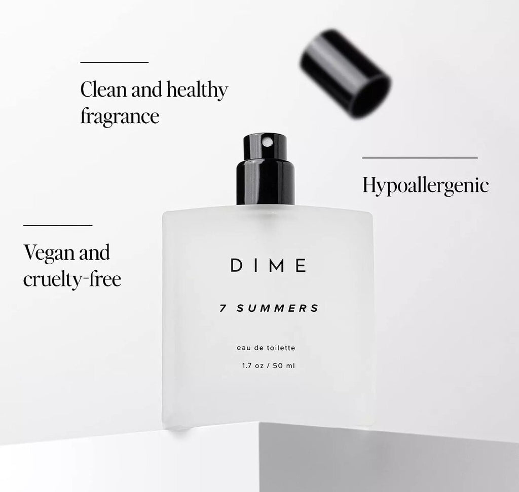 Dime Beauty ~ 7 SUMMERS ~ Clean Eau De Toilette EDT Perfum Spray 1.7oz/50ml BNIB3