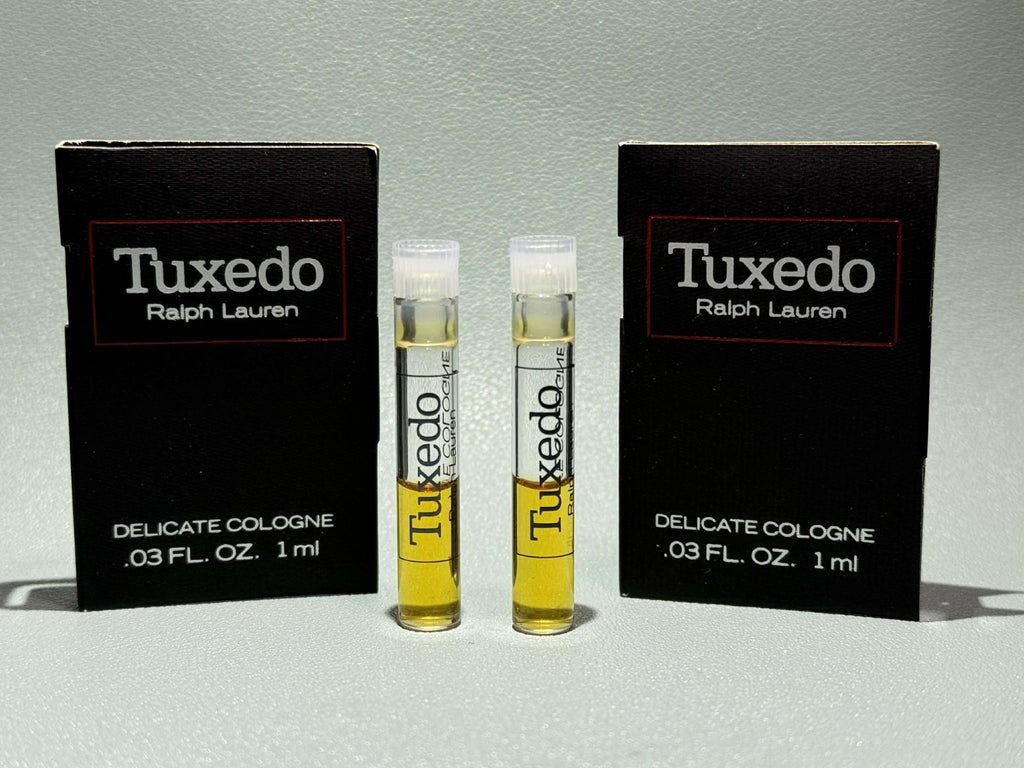 Vtg Ralph Lauren Tuxedo Splash Cologne sample 1ml Ea Set Of 2 Vintage 1993 3