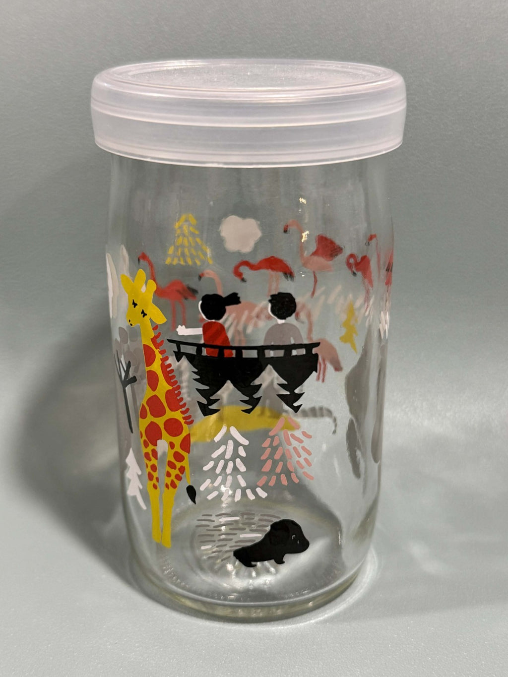 Asahiyama Zoo Collectible Glasses Set of 3 w Lids Japan Animal Tumblers Polar 4