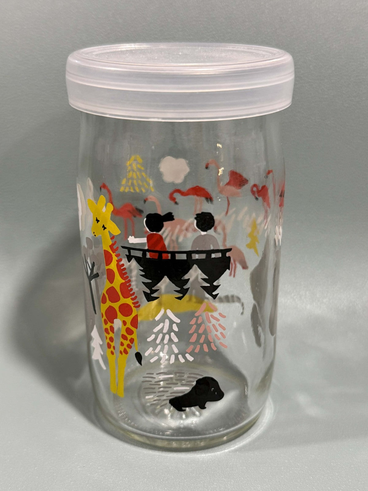 Asahiyama Zoo Collectible Glasses Set of 3 w Lids Japan Animal Tumblers Polar 4