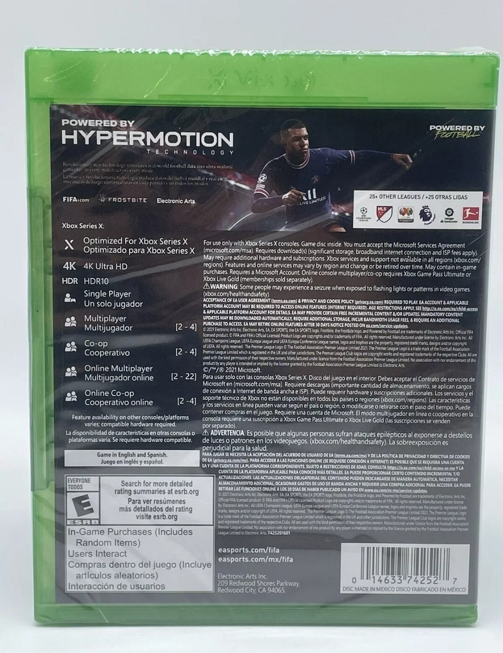 FIFA 22 - Xbox Series X 2022 Soccer EA Sports NEW SEALED1
