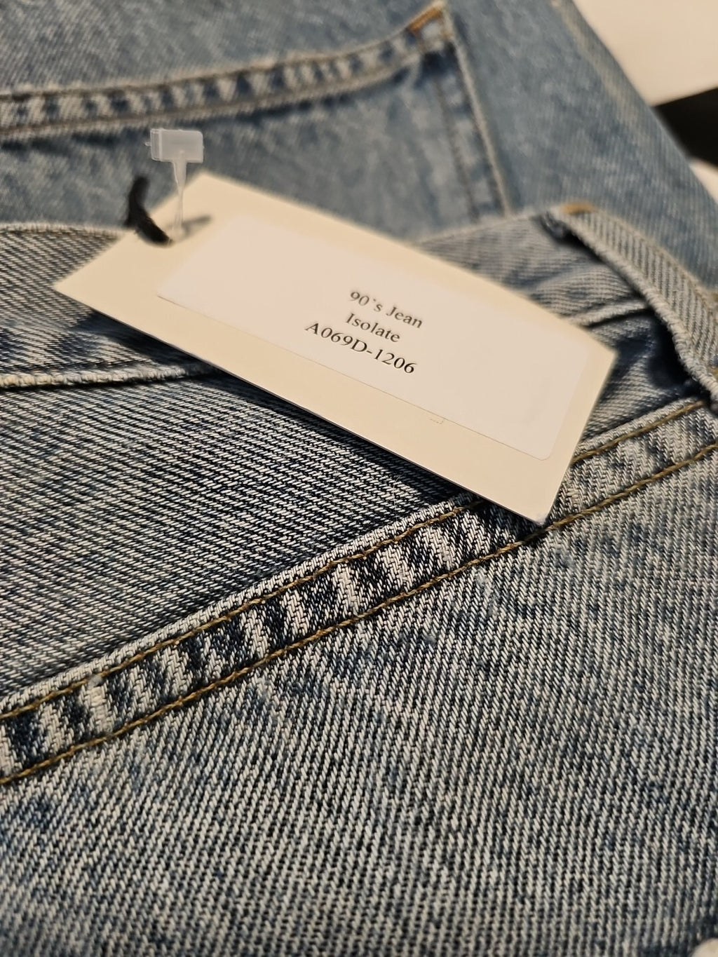 NEW AGOLDE 90's Mid-Rise Loose Jean Isolate Ripped Distressed 100% Sz 27 90s1