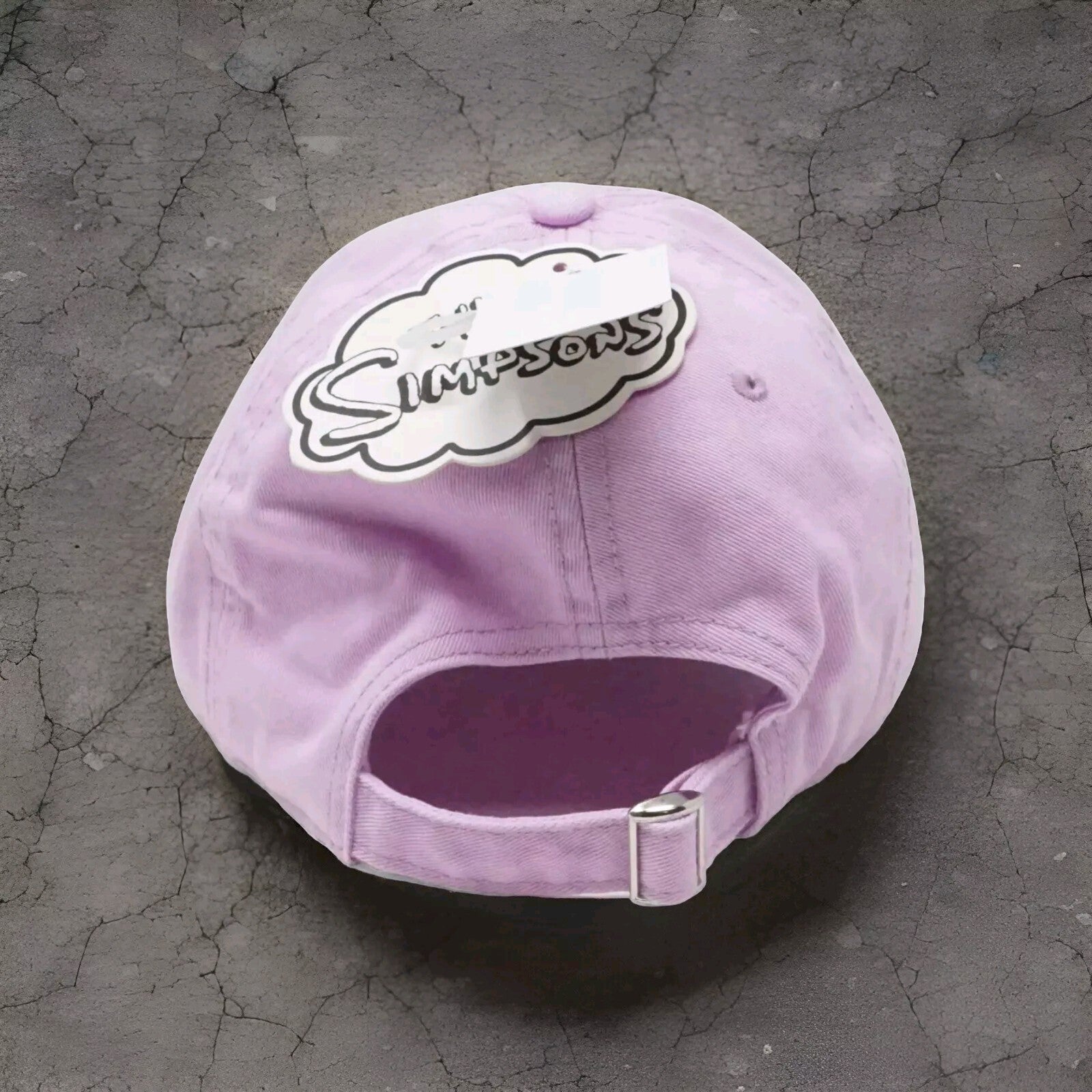 New The Simpsons Lisa Mad Engine Women's Violet Pink Strapback Baseball Hat1