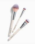 Half Caked Face Makeup Brush SET OF 3 Pieces 205, 120. 260 NIB0