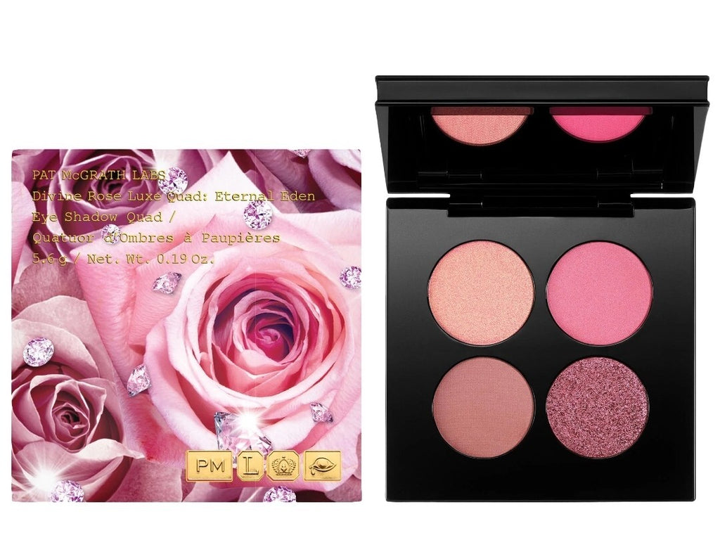 NIB Pat McGrath Labs DIVINE ROSE LUXE Eyeshadow Quad ETERNAL EDEN Highly Pigment0