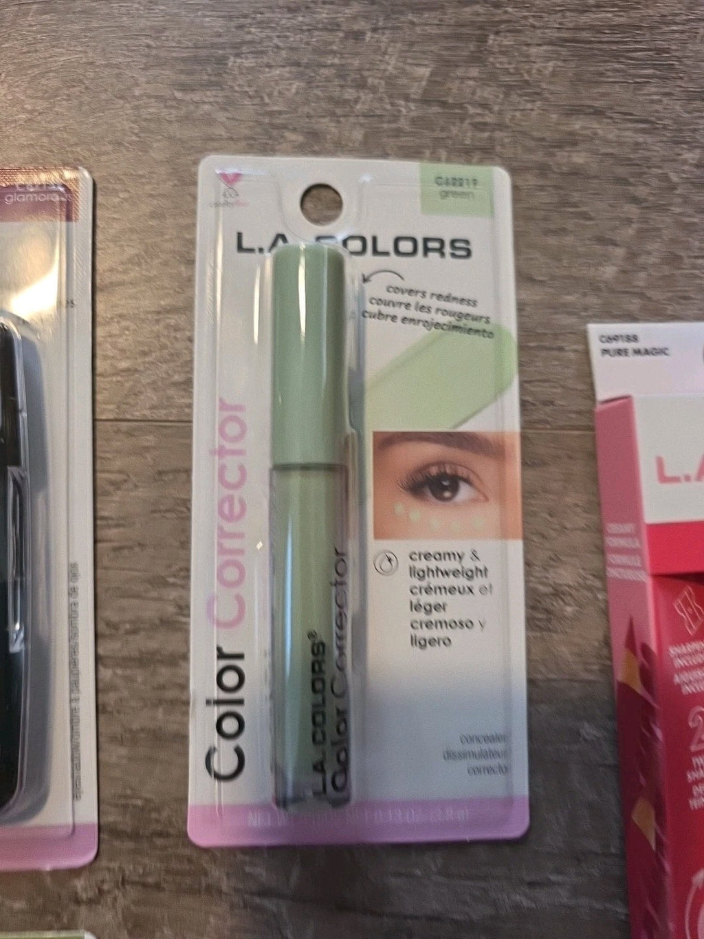 Lot of 10 L.A. Colors Smokey Eyeshadow Palette, Mascara,  Brushes,  Lippie & 5