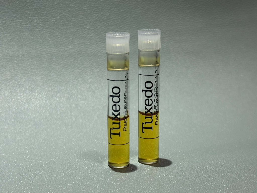 Vtg Ralph Lauren Tuxedo Splash Cologne sample 1ml Ea Set Of 2 Vintage 1993 6
