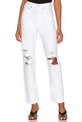 NEW AGOLDE 90's Mid-Rise Loose Jean Vanish Ripped Distressed 100% Sz 27 90s0