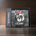 Southpole Legend Bear Graffiti Y2K Bifold Wallet Black Faux Leather NIB Vintage0