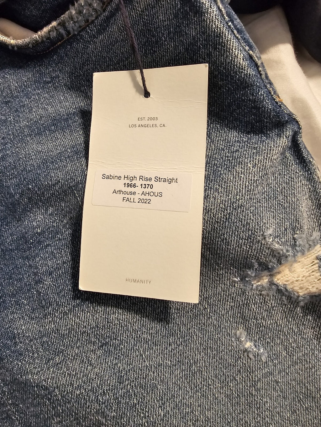 NWT CITIZENS OF HUMANITY Sabine High Rise Straight Leg Jeans Denim 27 Arthouse5