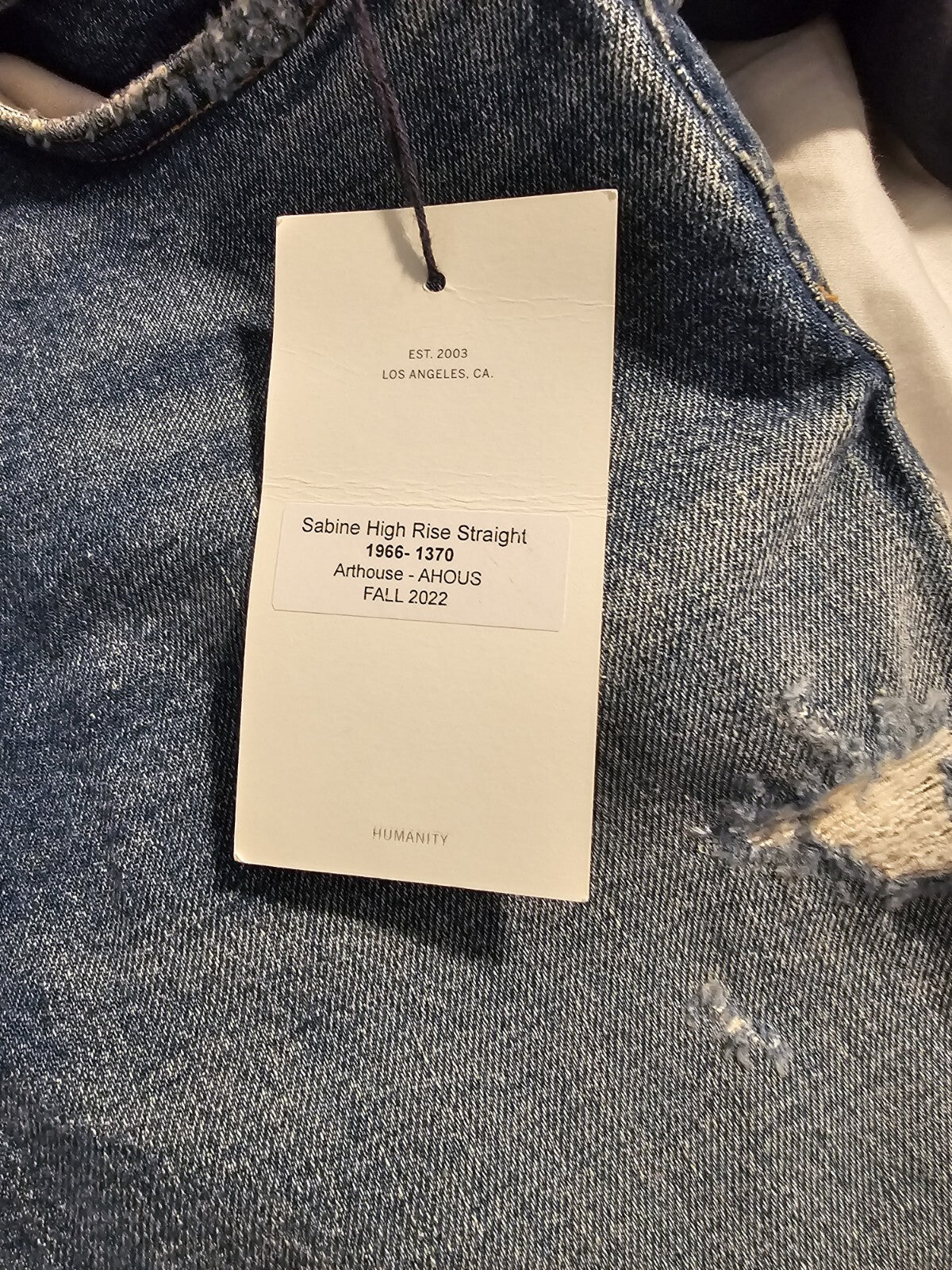NWT CITIZENS OF HUMANITY Sabine High Rise Straight Leg Jeans Denim 27 Arthouse5