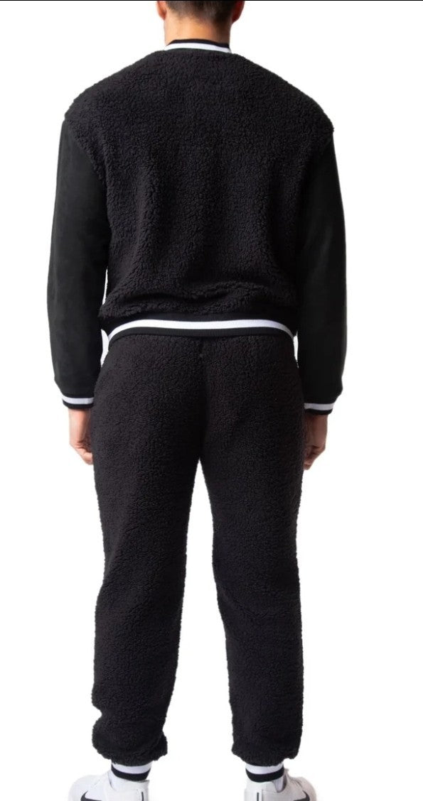 NWT NASTY PIG NP VARSITY JACKET BLACK XXLARGE XXL Sherpa Gay Intrest  2XL 2