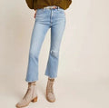 Citizens Of Humanity Demy Petite Cropped Flare 31 Stargazer Distressed COH 0