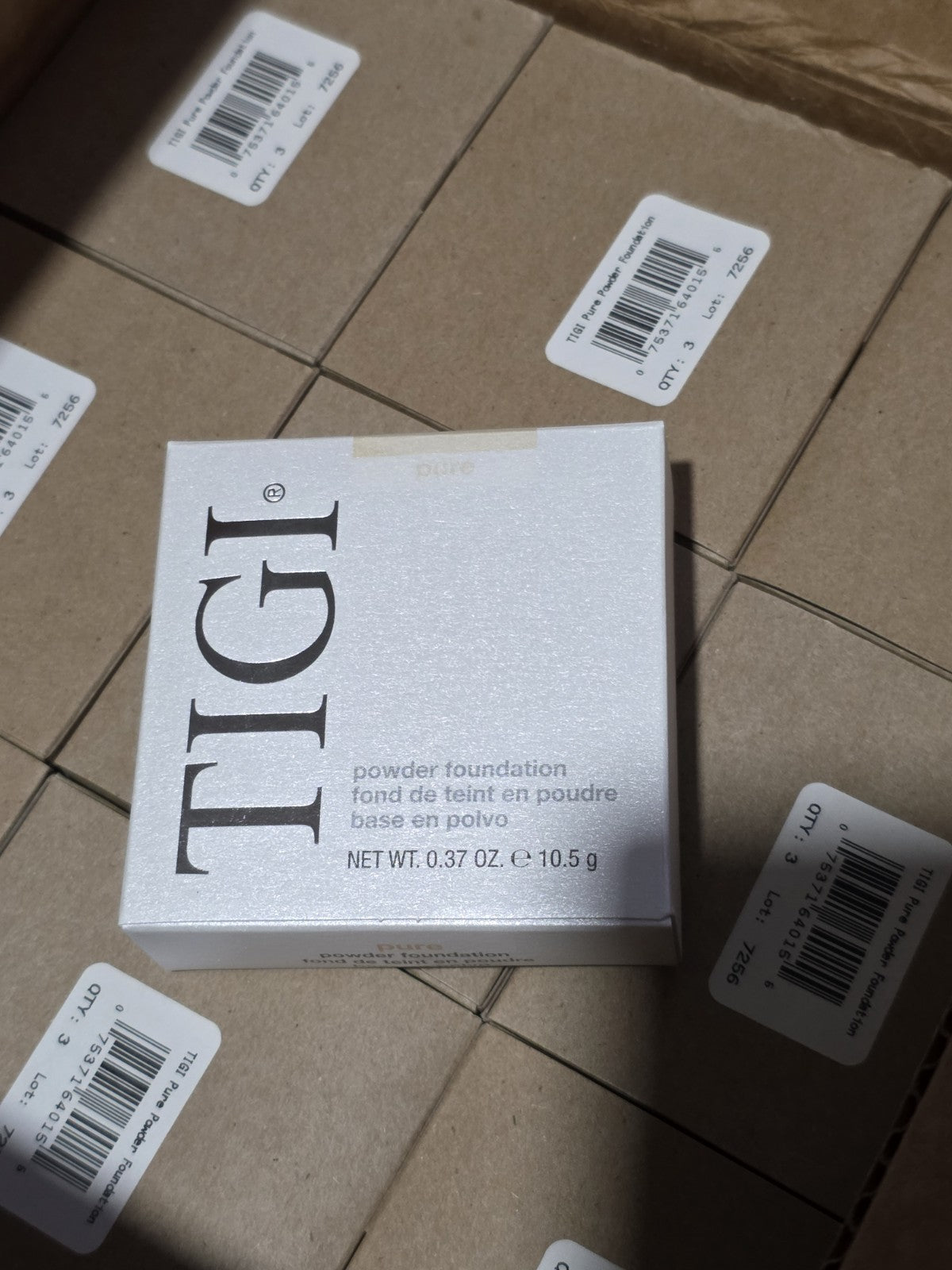 Wholesale Lot of 36 TIGI Cosmetics Powder Foundation, PURE Closeout MSRP $13680
