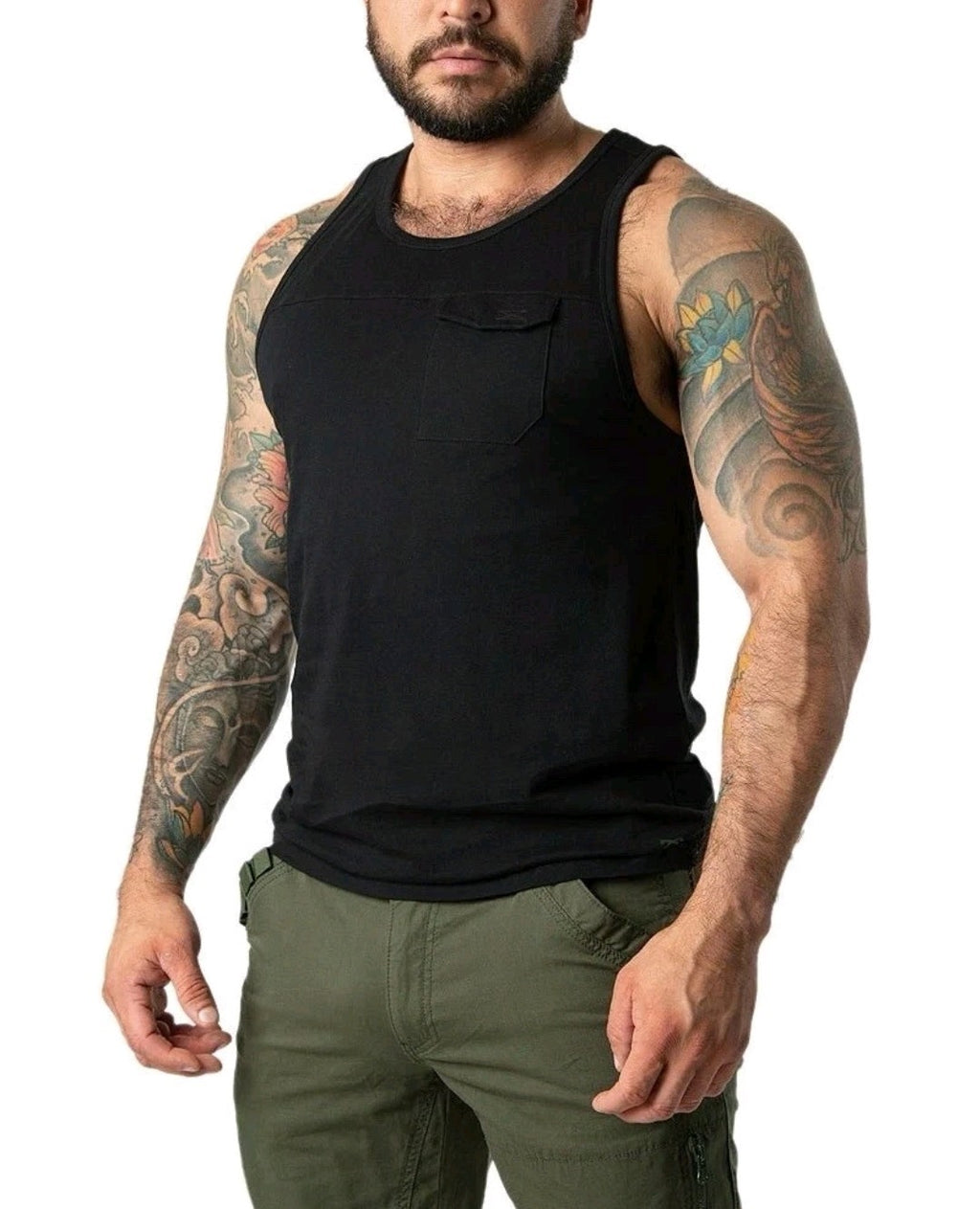 Nasty Pig Expedition Tank Top NWT Black Sz Large L  Gay Intrest 1