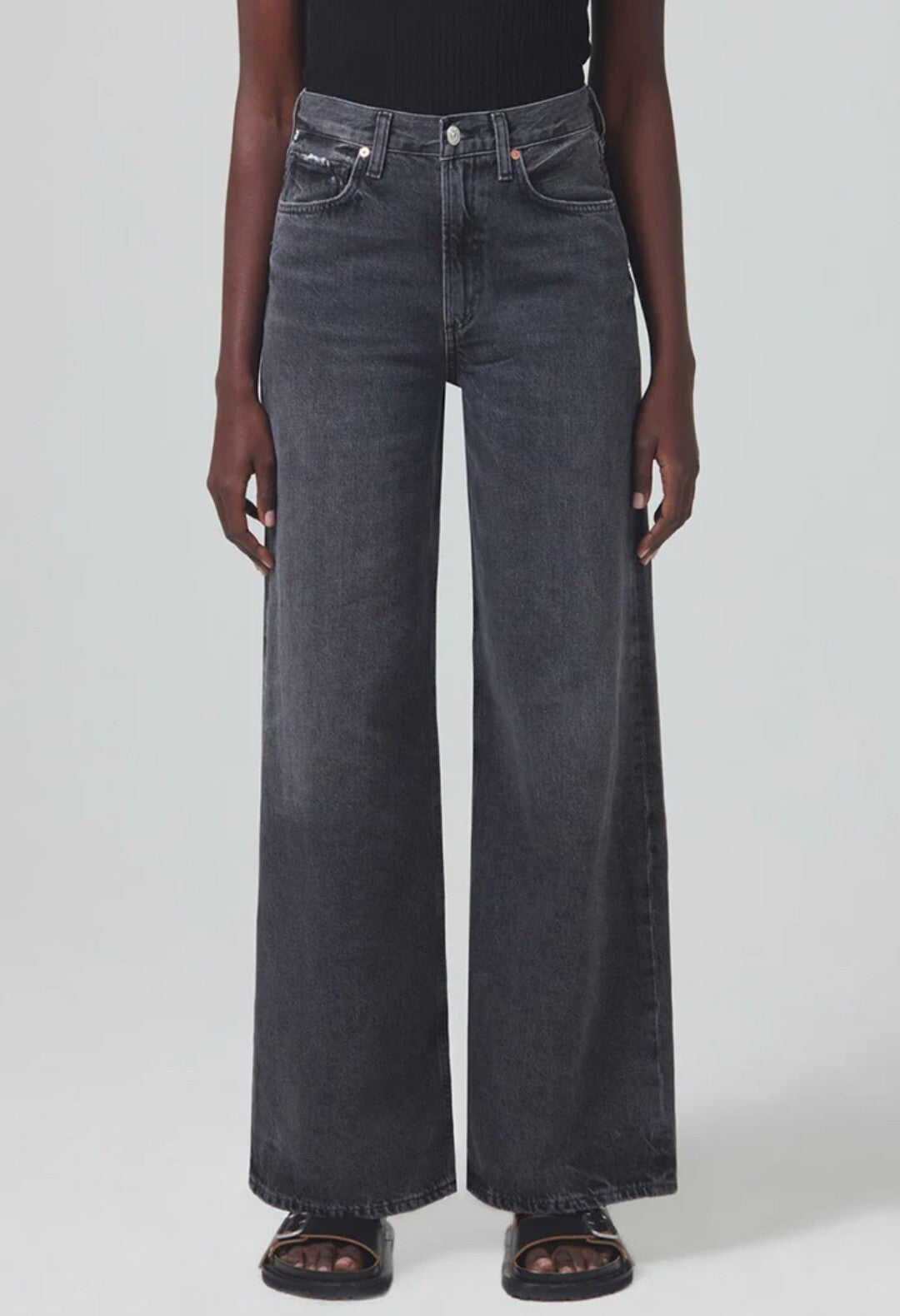 NWT Citizens Of Humanity Paloma Baggy Jeans Sz 27 In Beverly- SAMPLE- W Defect0