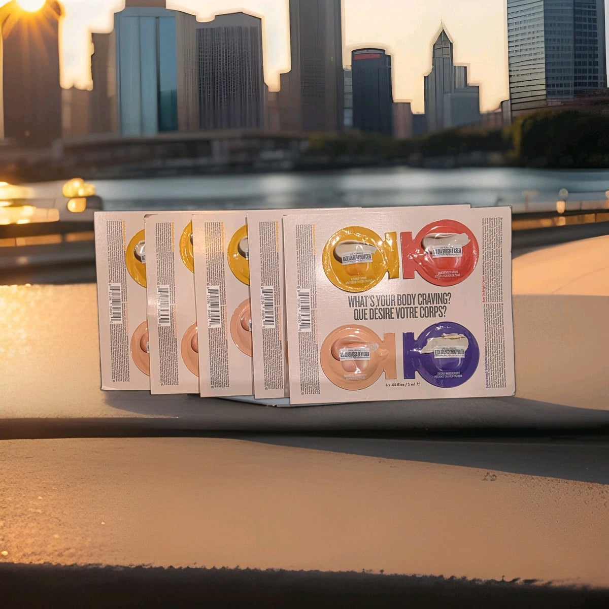 Sol de Janeiro Body Cream Samples 5 Cards 20 x 1mL Bum Bum Bom Dia Delicia1