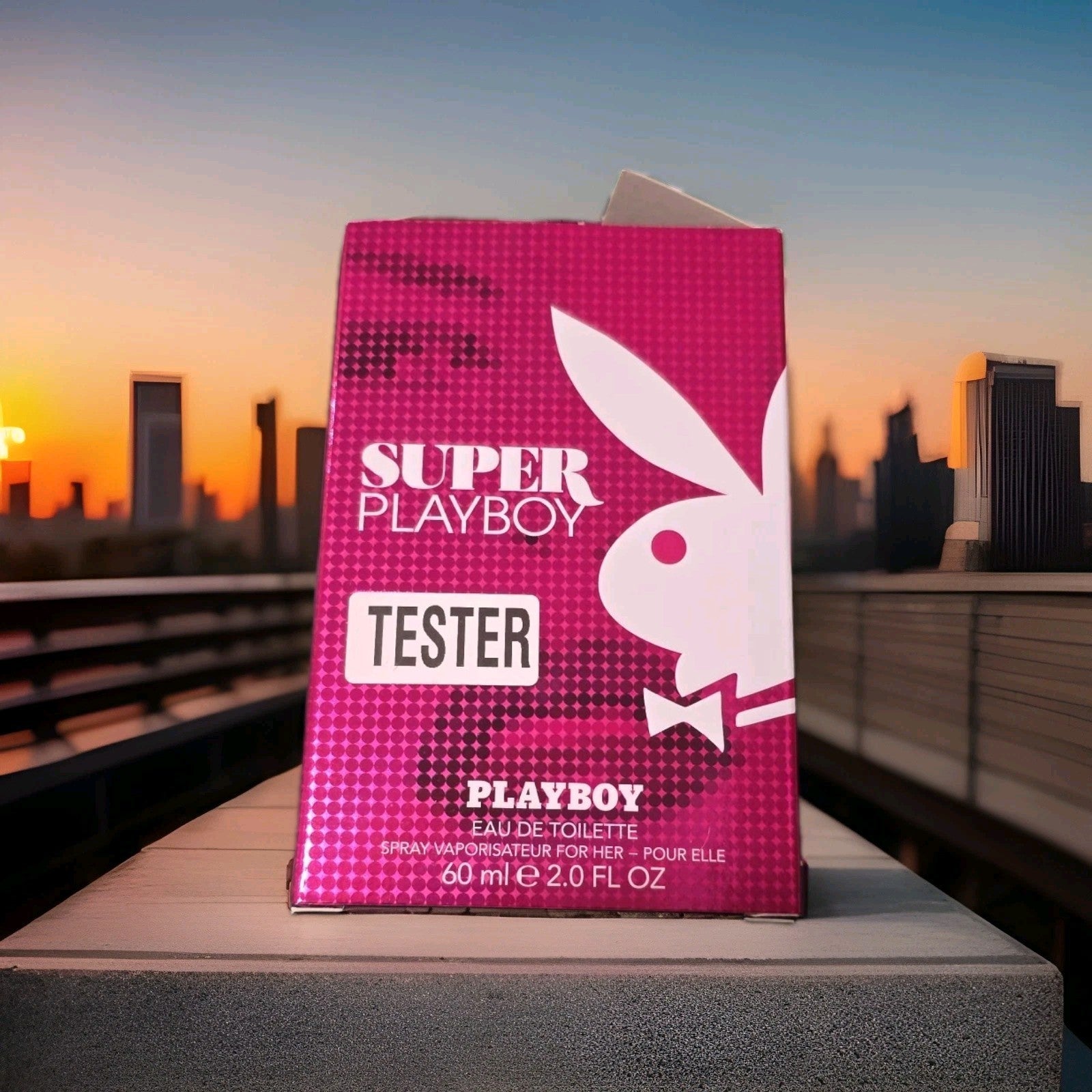 Super Playboy by Coty Eau De Toilette Spray 2 oz Women New in Damaged Test BOX 0