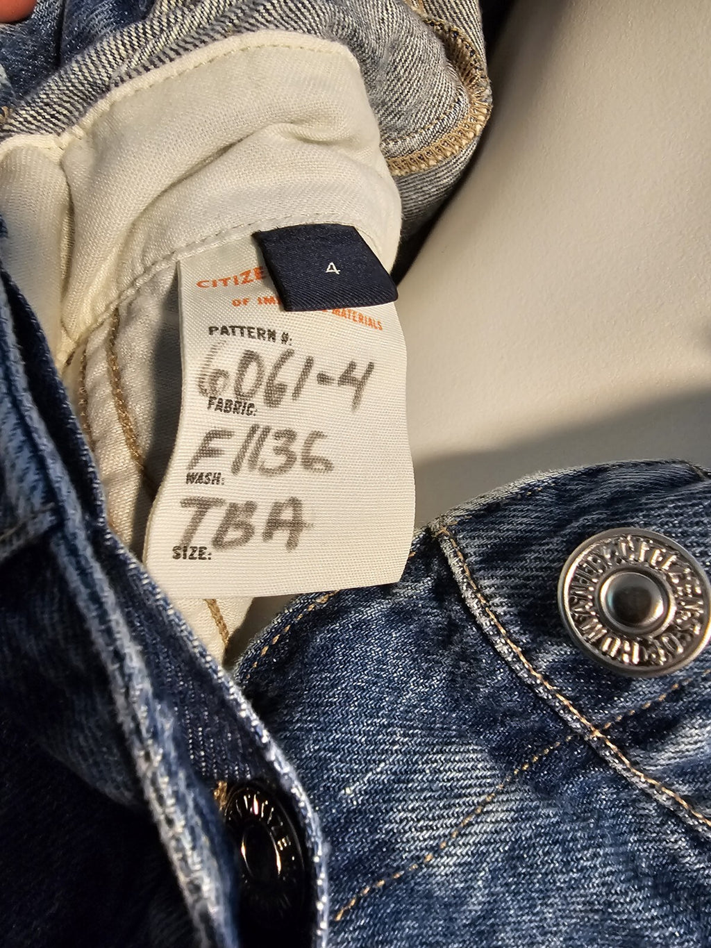 $348 Citizens of Humanity Women's Blue Denim Gema Dress Sz 4 - SAMPLE 4
