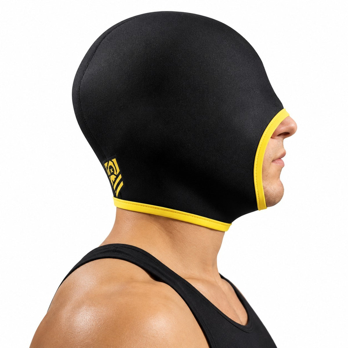 NWT Fort Troff Blind Skullfuck Hood Black/ Yellow Gay Intrest   OS 1