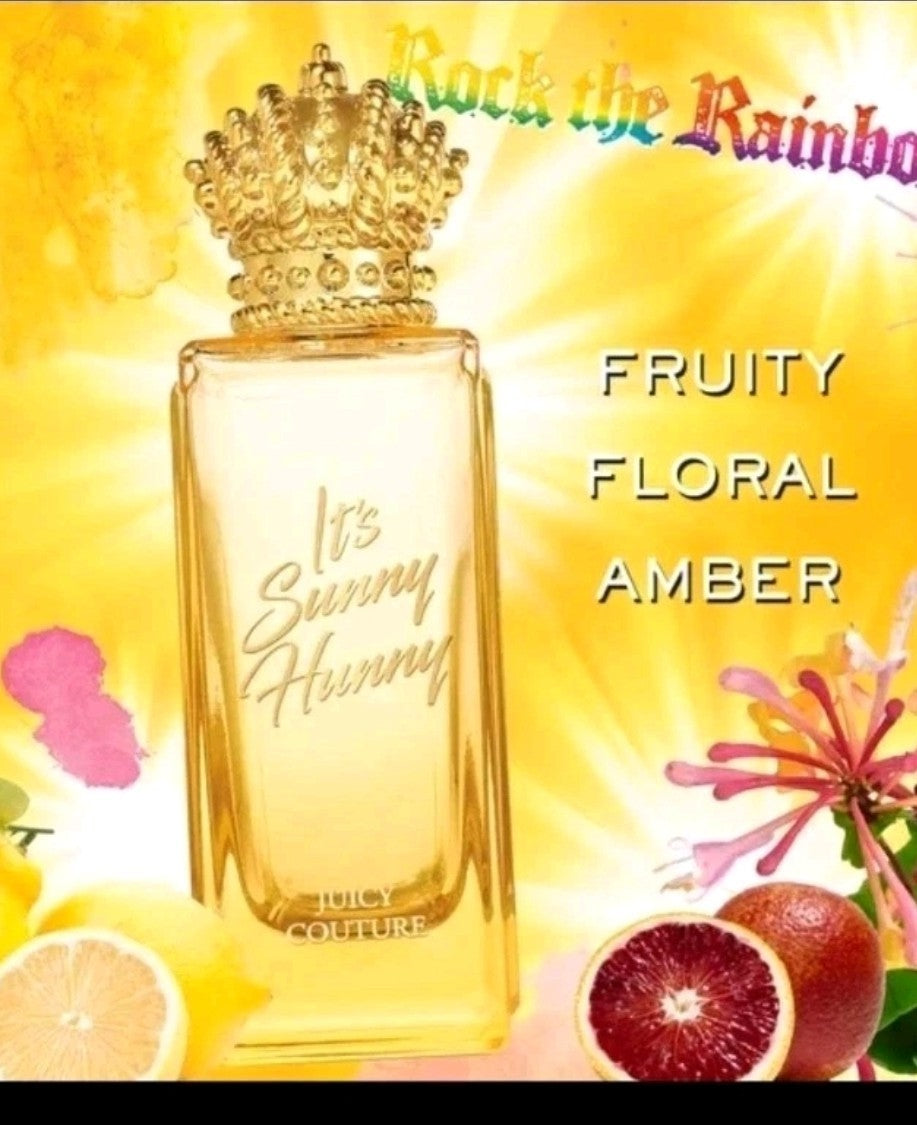 Womens Perfume, Juicy Couture Rock the Rainbow 'It's Sunny Hunny' 2.5 Oz Sealed 1
