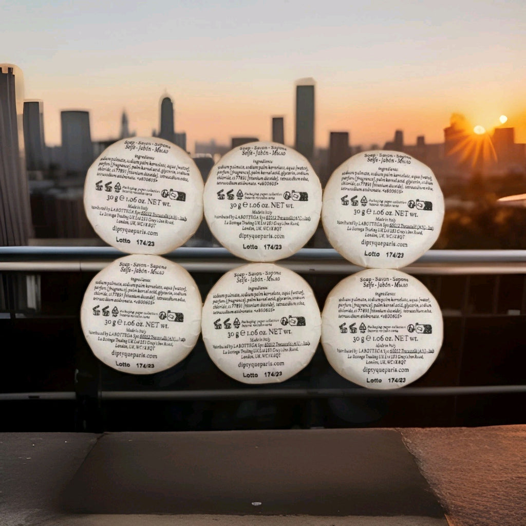 NEW Set of 6 Diptyque Philosykos Round Soap Bar 30g/1.06oz each - Saint Germain1