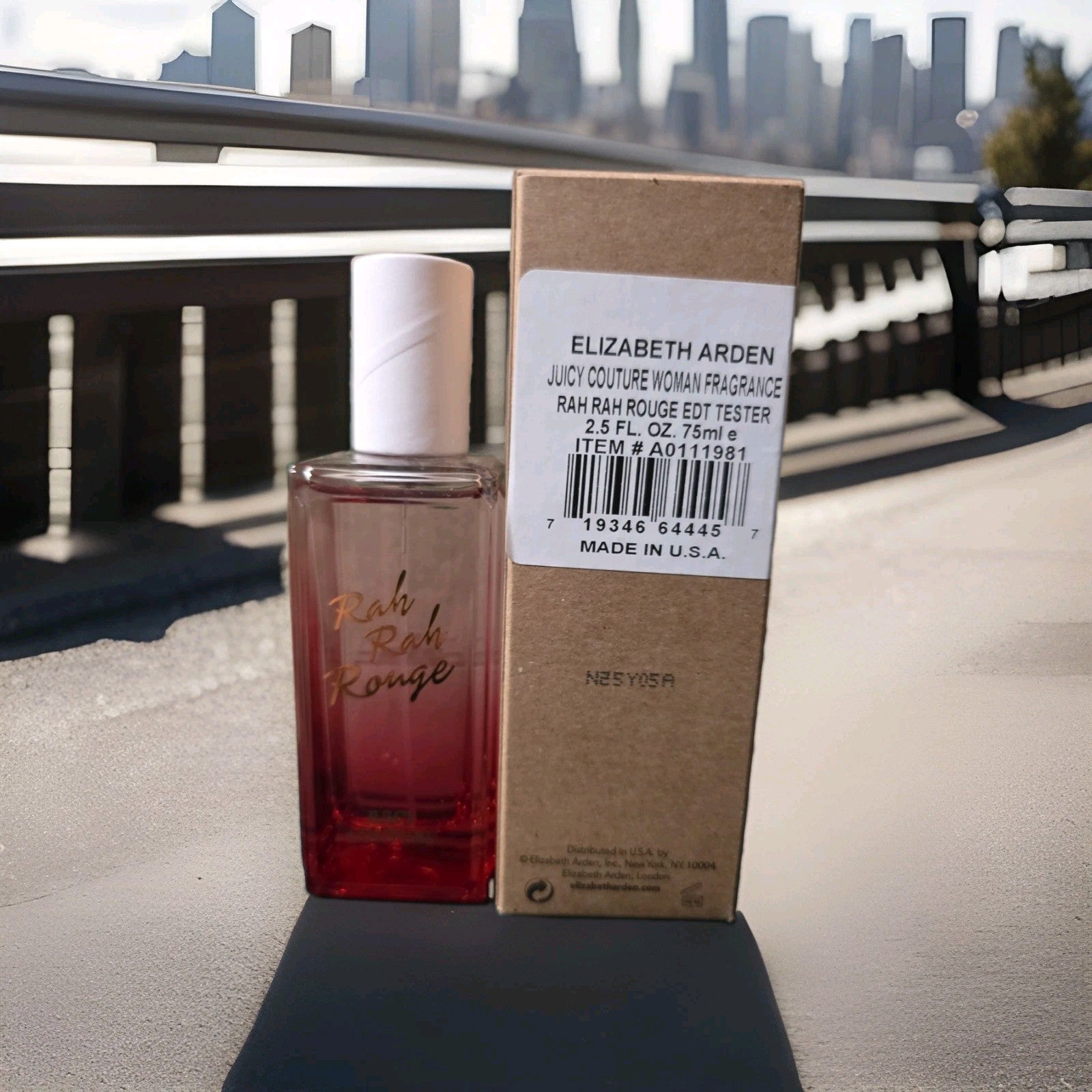 Rah Rah Rouge by Juicy Couture for women EDT 2.5 oz 75ml New Tester No Cap 0
