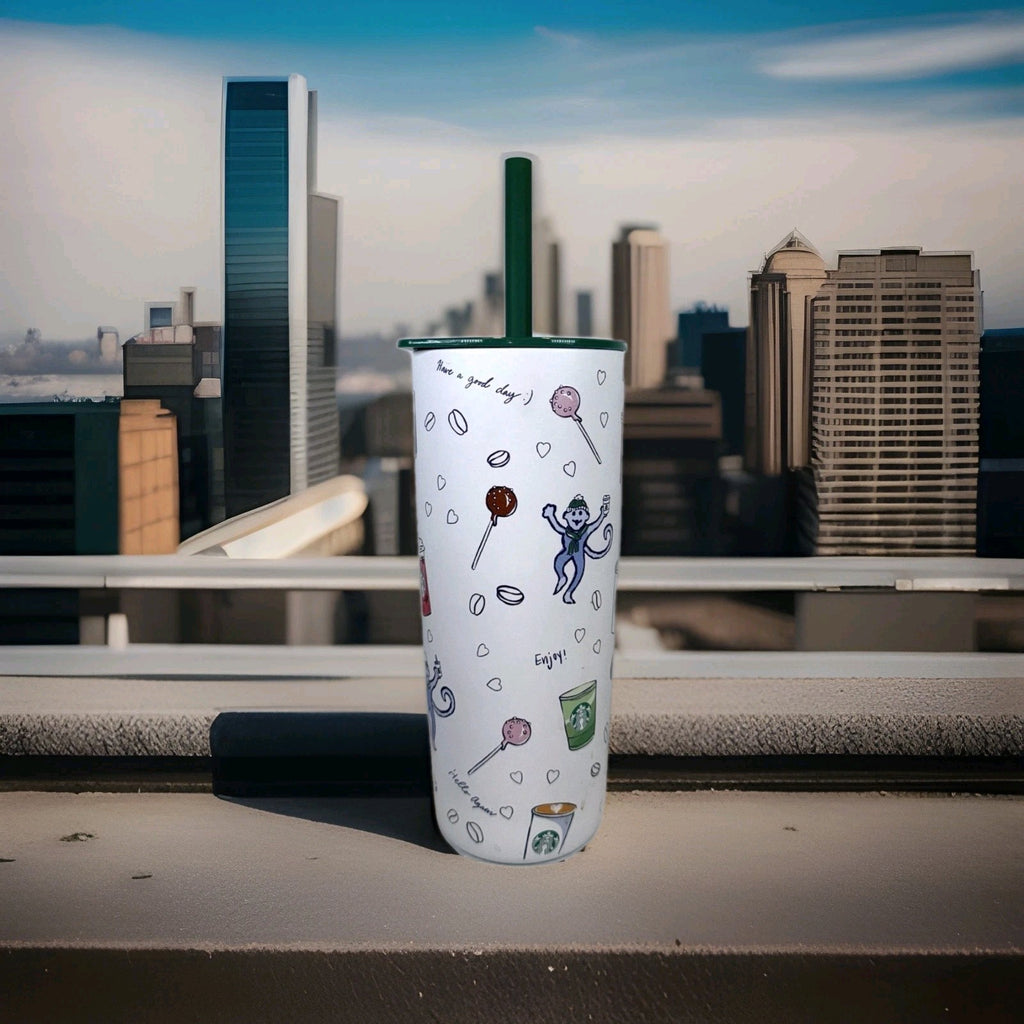 Starbucks x Roller Rabbit 2025 Limited Edition Stainless Steel Tumbler Cup New2