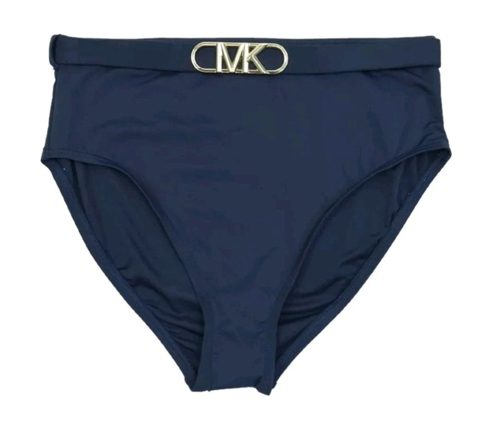 Michael Kors Women's Belted High -Waist Swim Bottom Separates Sz M  MSRP $901