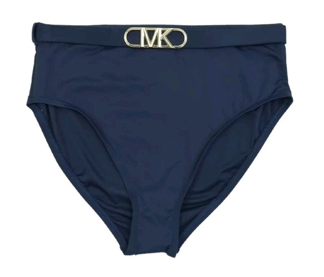 Michael Kors Women's Belted High -Waist Swim Bottom Separates Sz M  MSRP $901