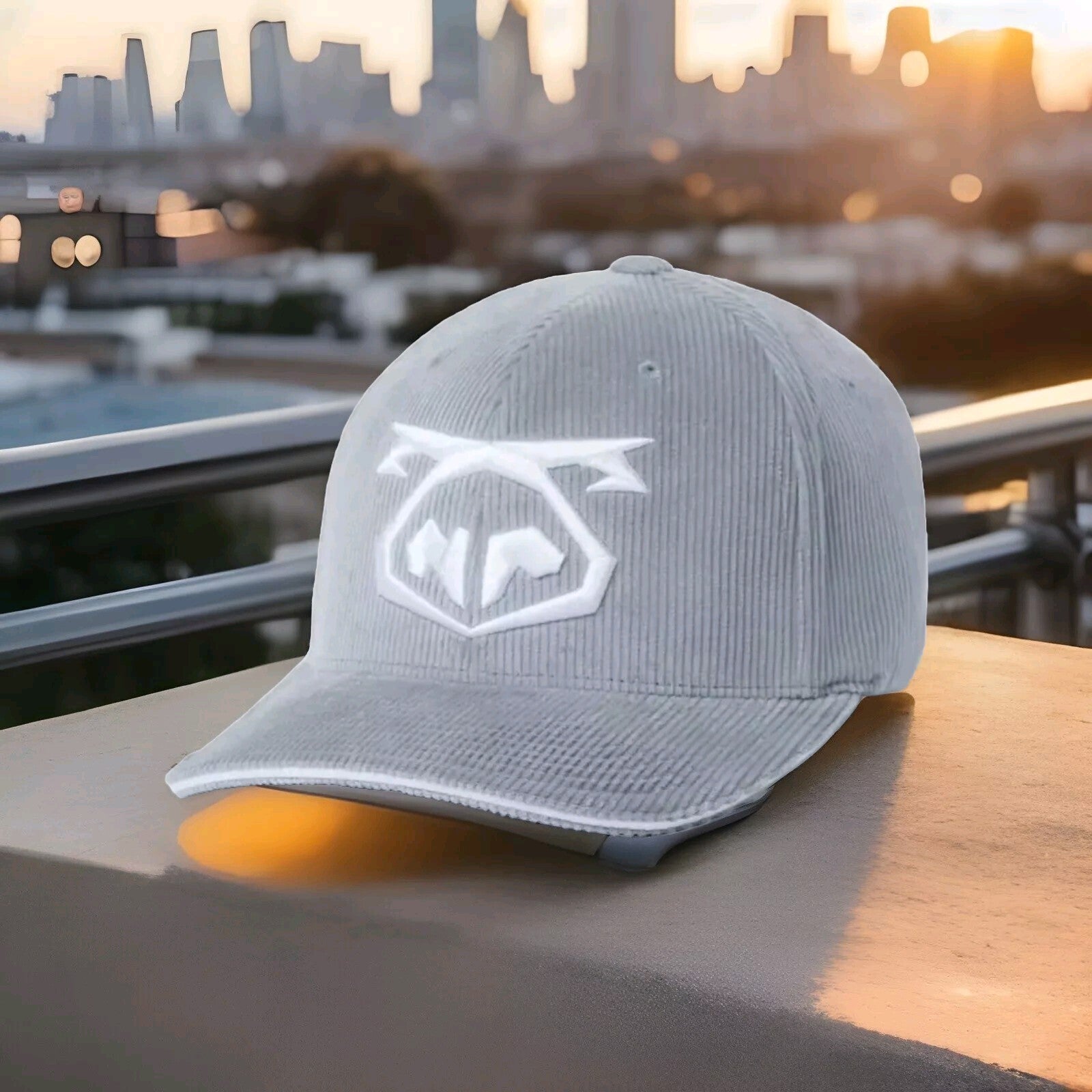 NWT Nasty Pig Cord Snout Cap Hat In Grey Gay Intrest  Sz XXL0