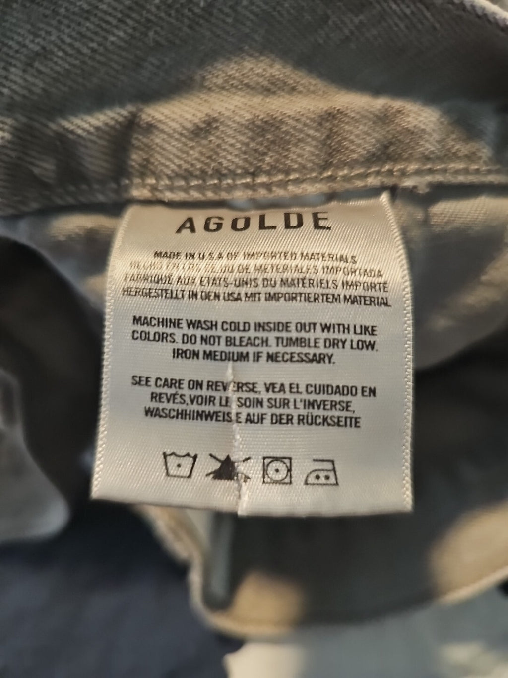 Agolde Cass Baggy Cargo Jeans In Farfetch Size 28 New W Defect -see Pic Sz 62