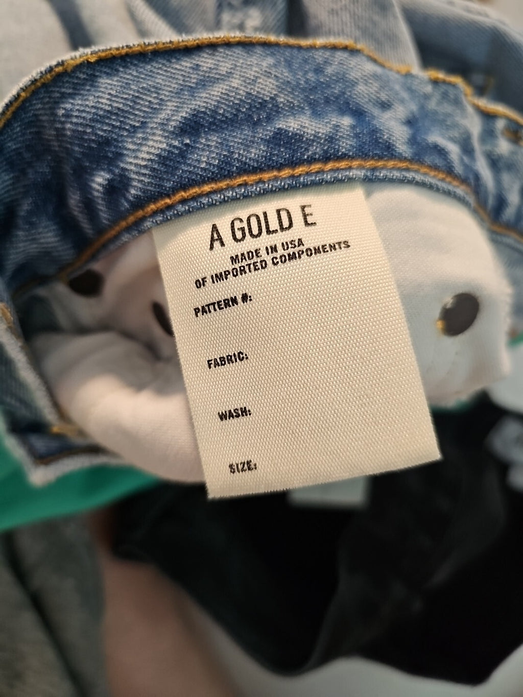 AGOLDE Denim Jeans, Shorts & Top Lot Sz 27 / Sm Top Oversize Swatshirt, Bermuda 5