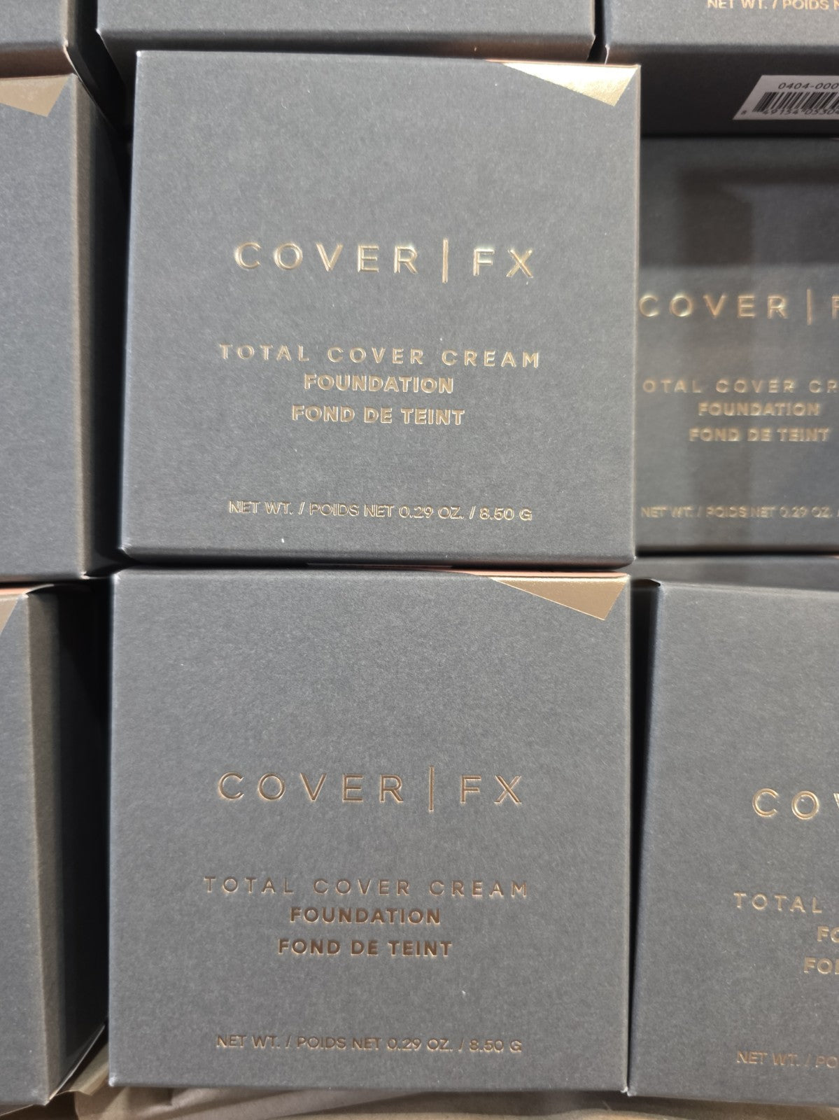2 Cover FX Total Cover Cream Foundation Shade M3 + Sealed Sponge 8.5g NIB Lot 0