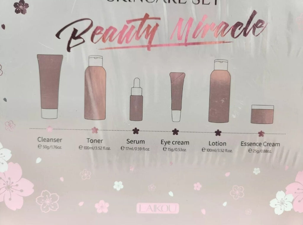 Laikou Japan Sakura Skincare Set Of 6 Blossom Beauty (New)1