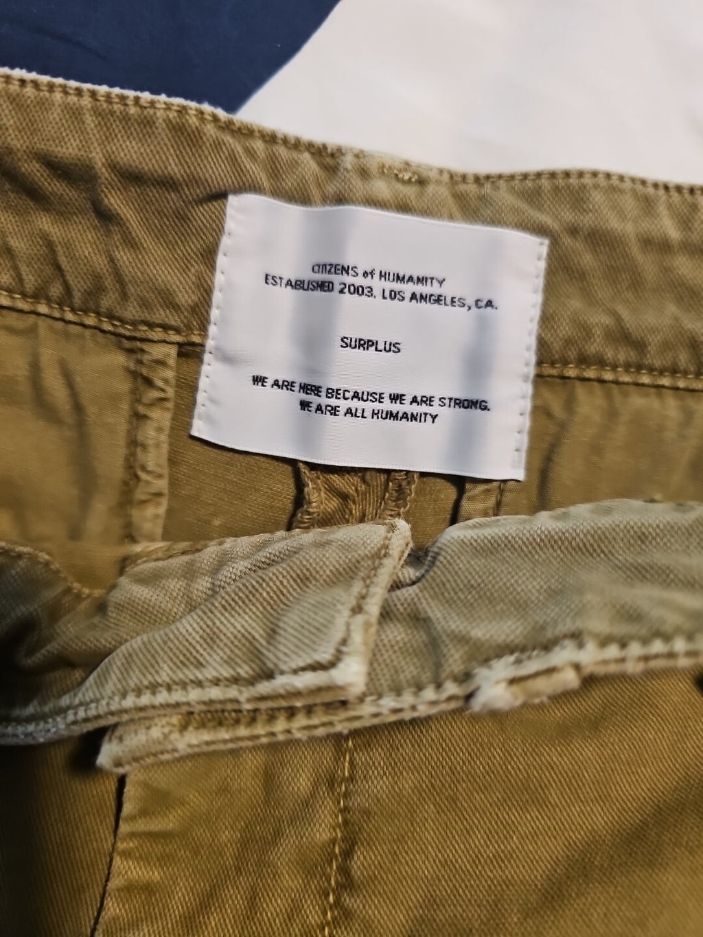 NEW CITIZENS OF HUMANITY Brooke Chino Sz 27 Pant Bamboo 1930-1180 Green 2