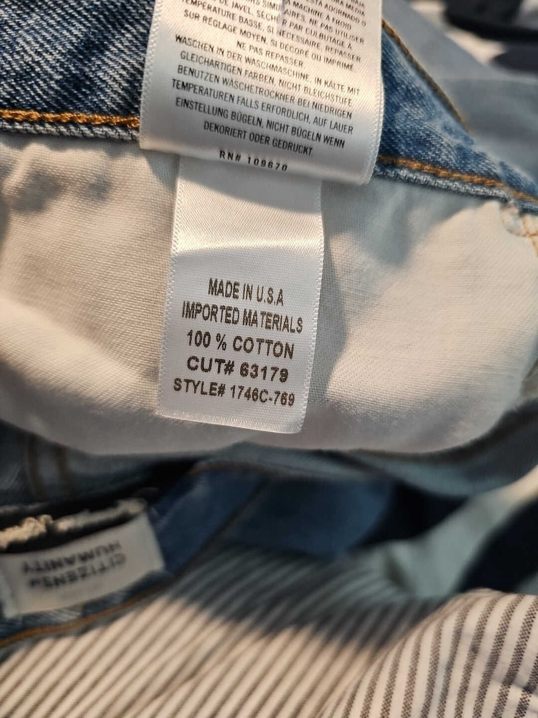 Citizens of Humanity Annina Trouser Jean Crescent Wash Sz 32 NWOT In Crescent 4
