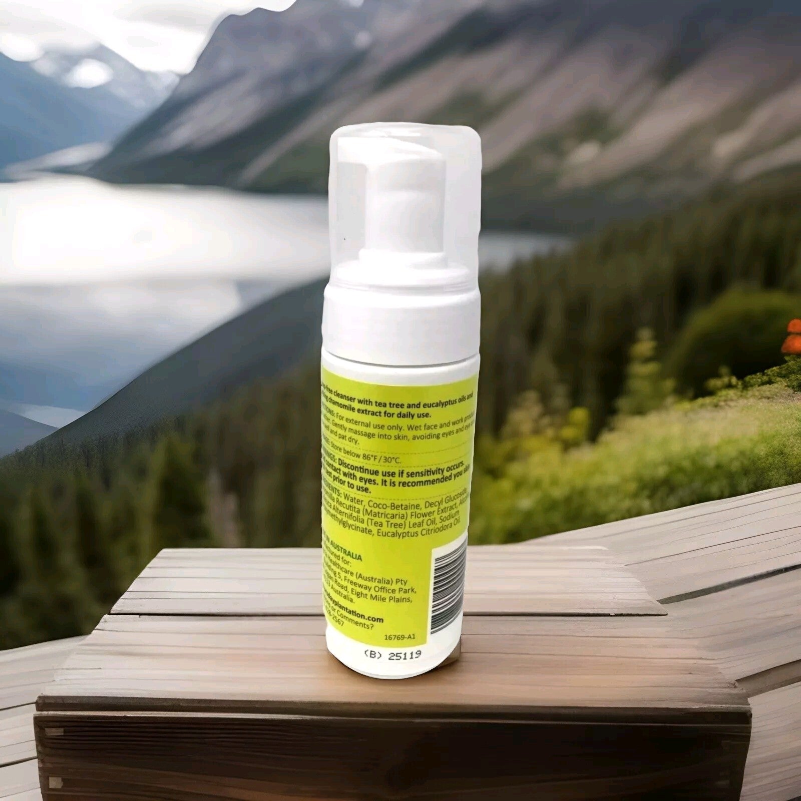 Thursday Plantation Tea Tree Face Wash Foam, Gentle Soap-Free Skin Cleanser, 5.11