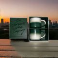 Starbucks 2025 Holiday Limited Edition Demi Set Espresso Cups Green White New0