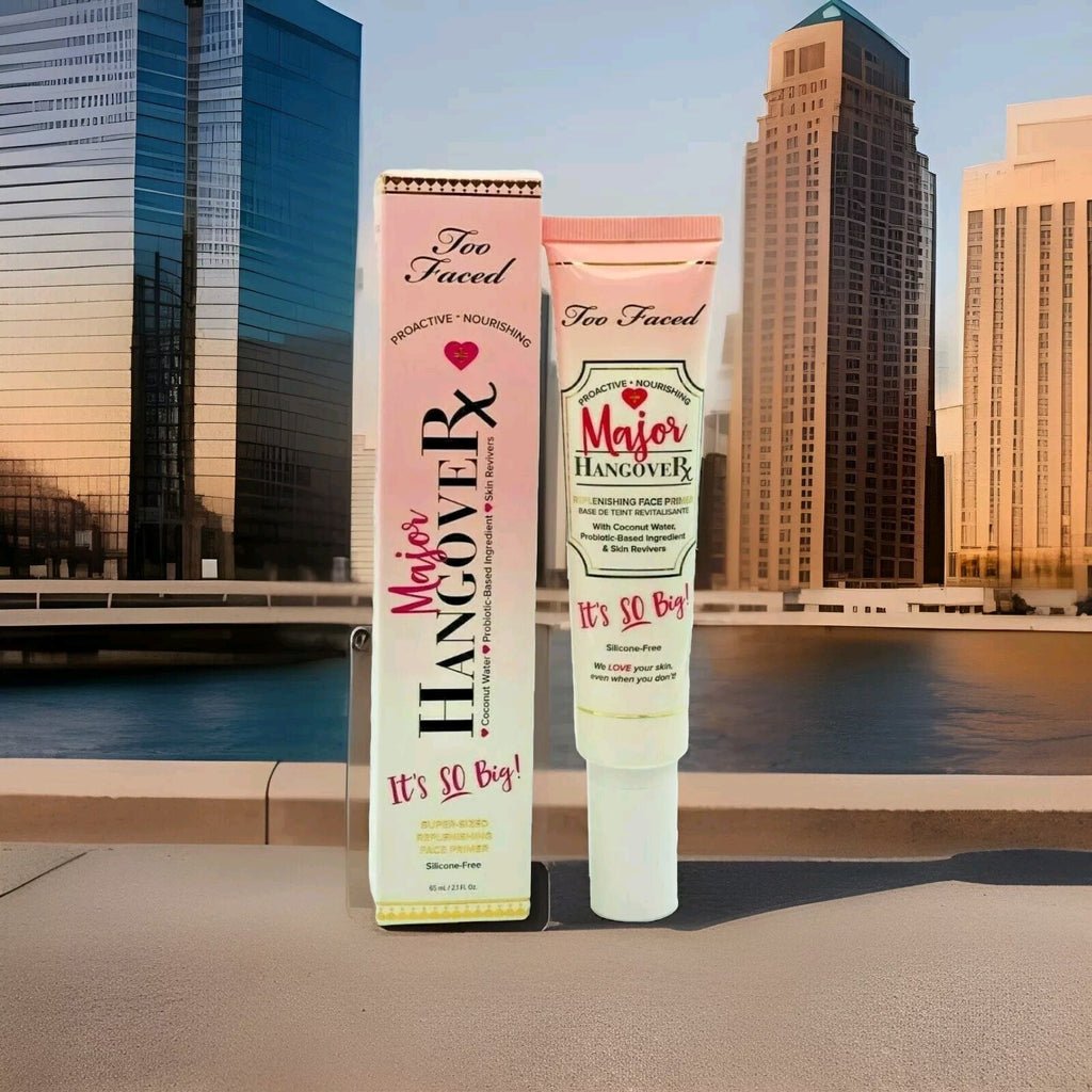 Too Faced JUMBO Major Hangover rx Replenishing Face Primer 2.1 oz / 65 ml NIB0