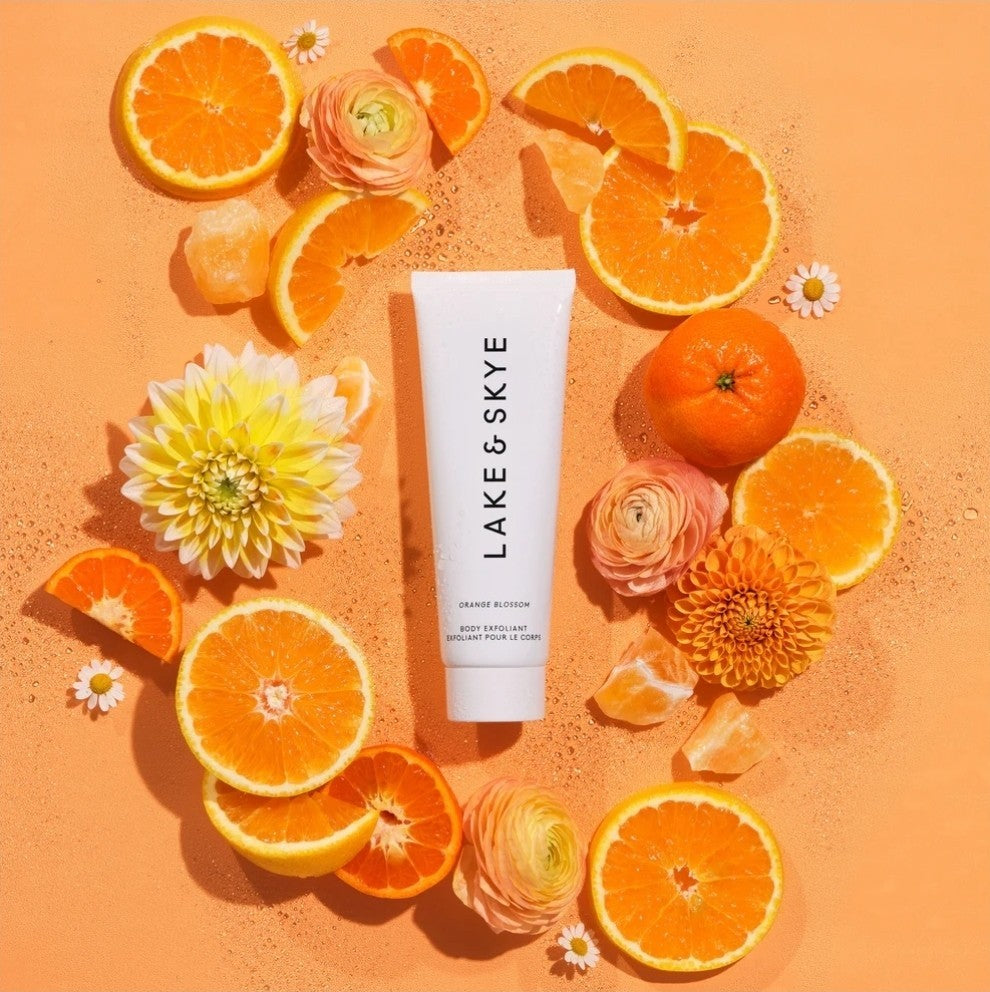 New Lake & Skye Orange Blossom Body Exfoliant 6.17 Oz 175g 2