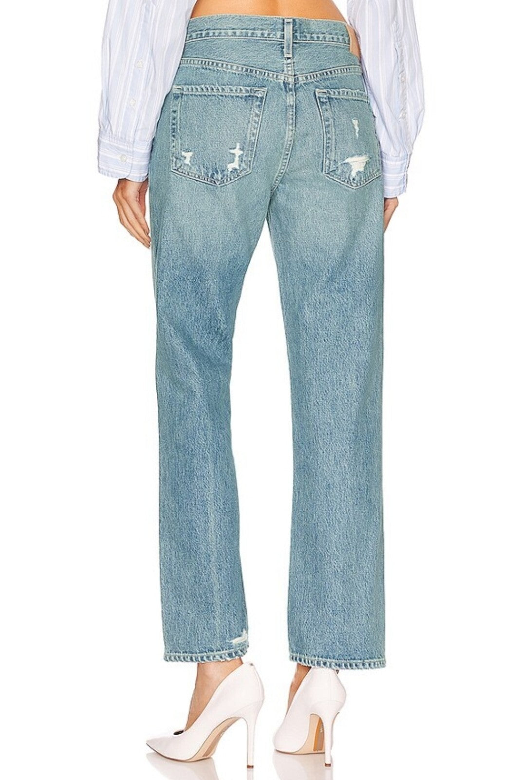 $228 Citizens Of Humanity Neve Low Slug Relaxed Jeans Sz 27 In Bowie COH 2