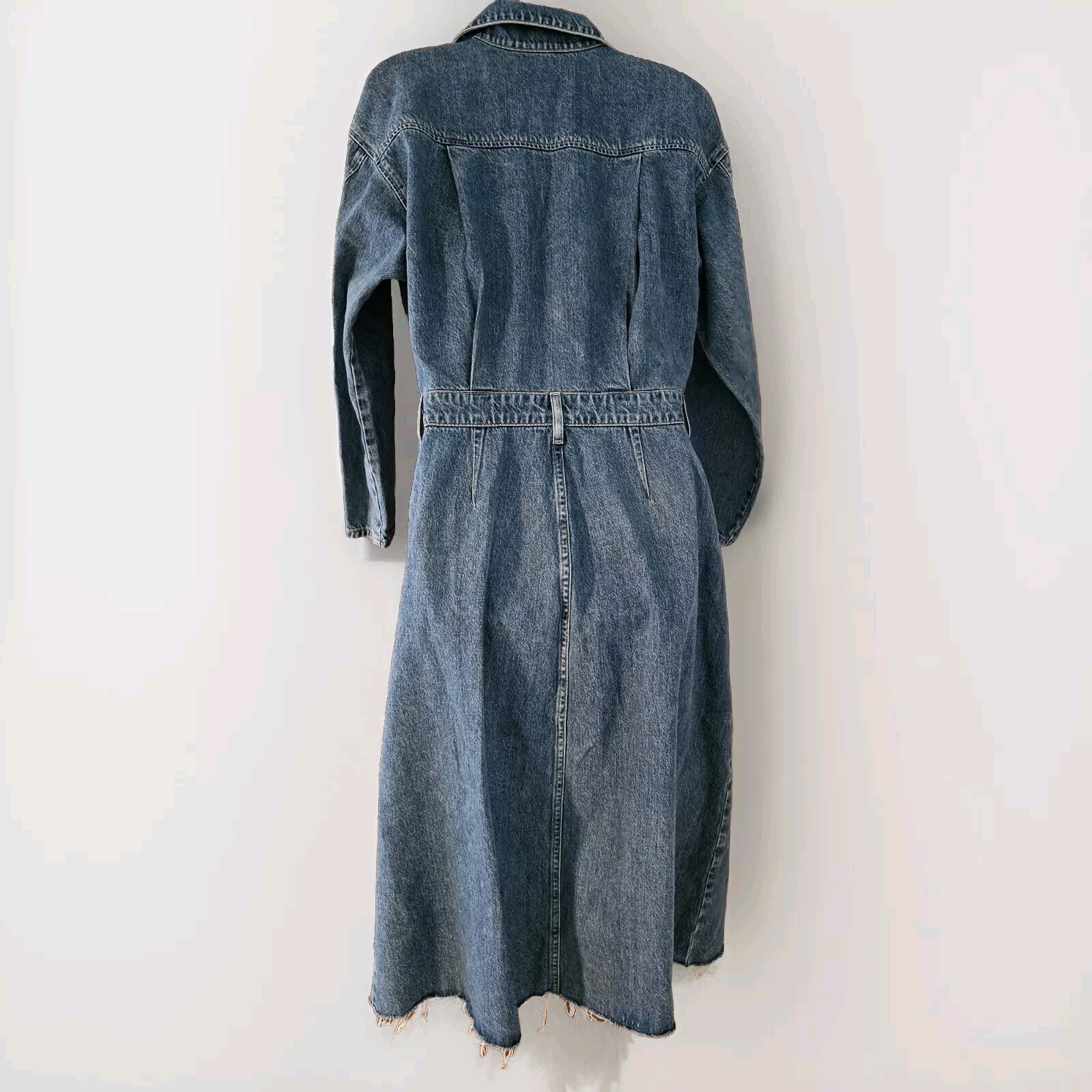 $348 Citizens of Humanity Women's Blue Denim Gema Dress Sz 4 - SAMPLE 1
