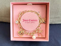 NWT Juicy Couture Womens Fashion Bling Charm Chain Bracelet Bee  ️ Y2K Heart 0
