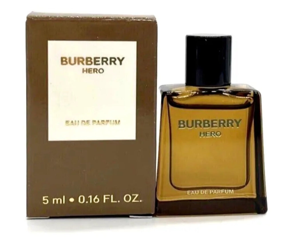 Burberry Hero Eau de Parfum EDP Mini Splash Dabber 5ml 0.16oz New In Box0