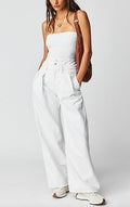 Citizens of Humanity Samira Corset Baggy Jeans Chateau Size 27 NWT High RIse Wht0