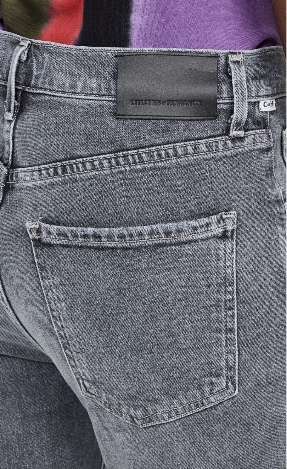 Citizens of Humanity Jolene High Rise Vintage Slim Graphite Sz 27 $218 Black4
