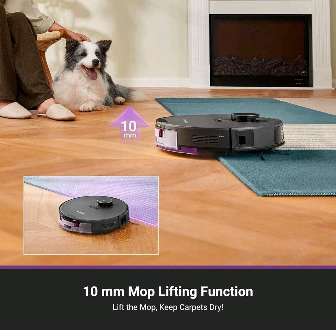 EUREKA E20 PLUS ROBOT VACUUM WITH BAGLESS SELF EMPTYING STATION, ROBOTIC  BLACK7