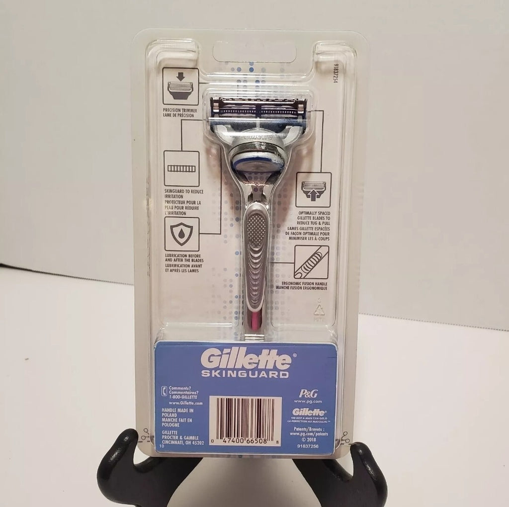 Gillette Skinguard Razor 1 razor handle & 1 cartridge Shave SENSITIVE SKIN1